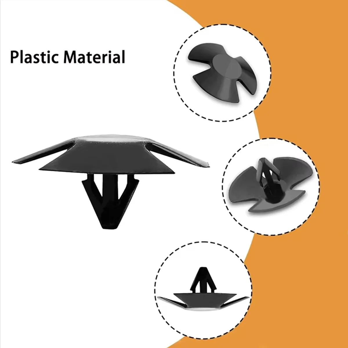 Universal Car Engine Hood Insulation and Decorative Panel Clips