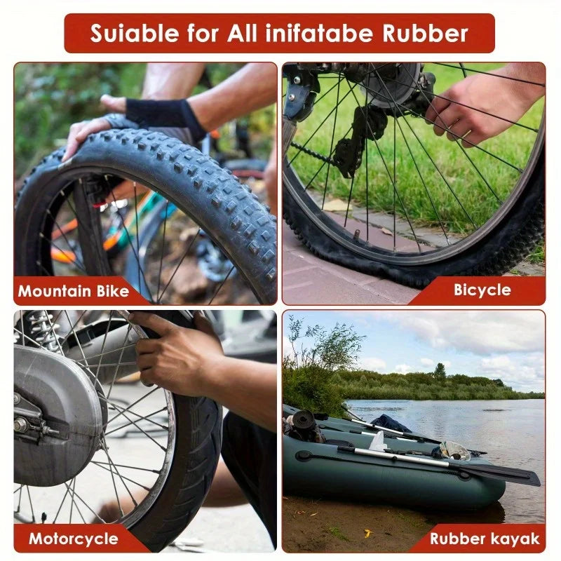 Emergency Bike Tire Repair Kit for Road and Mountain Bikes