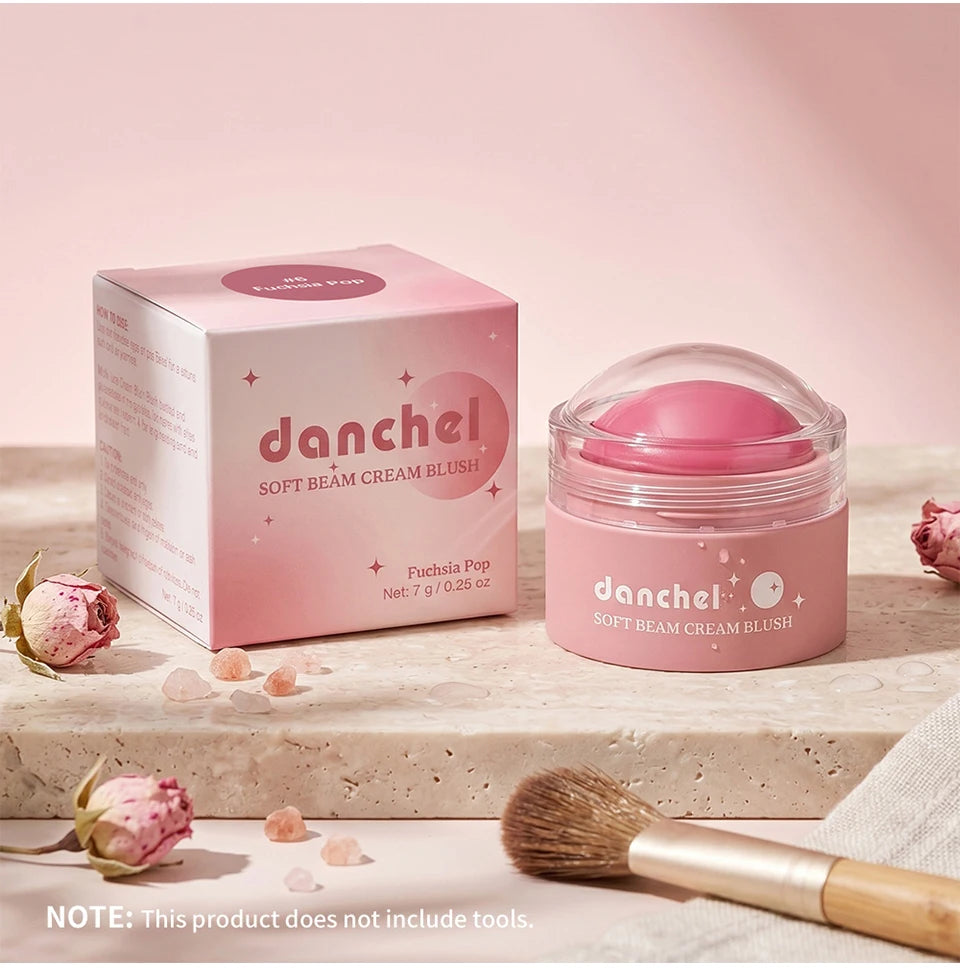 Long-Lasting Multi-Use Soft Cream Blush for Face and Lips - 19