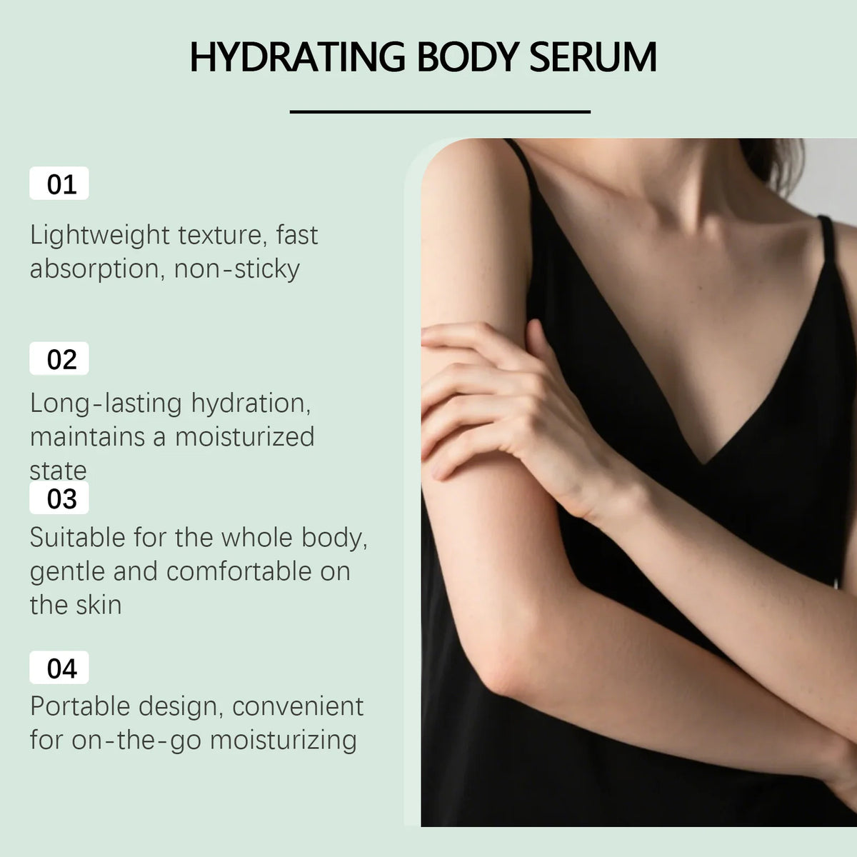 Hyaluronic Acid Hydrating Body Serum for Dry Skin