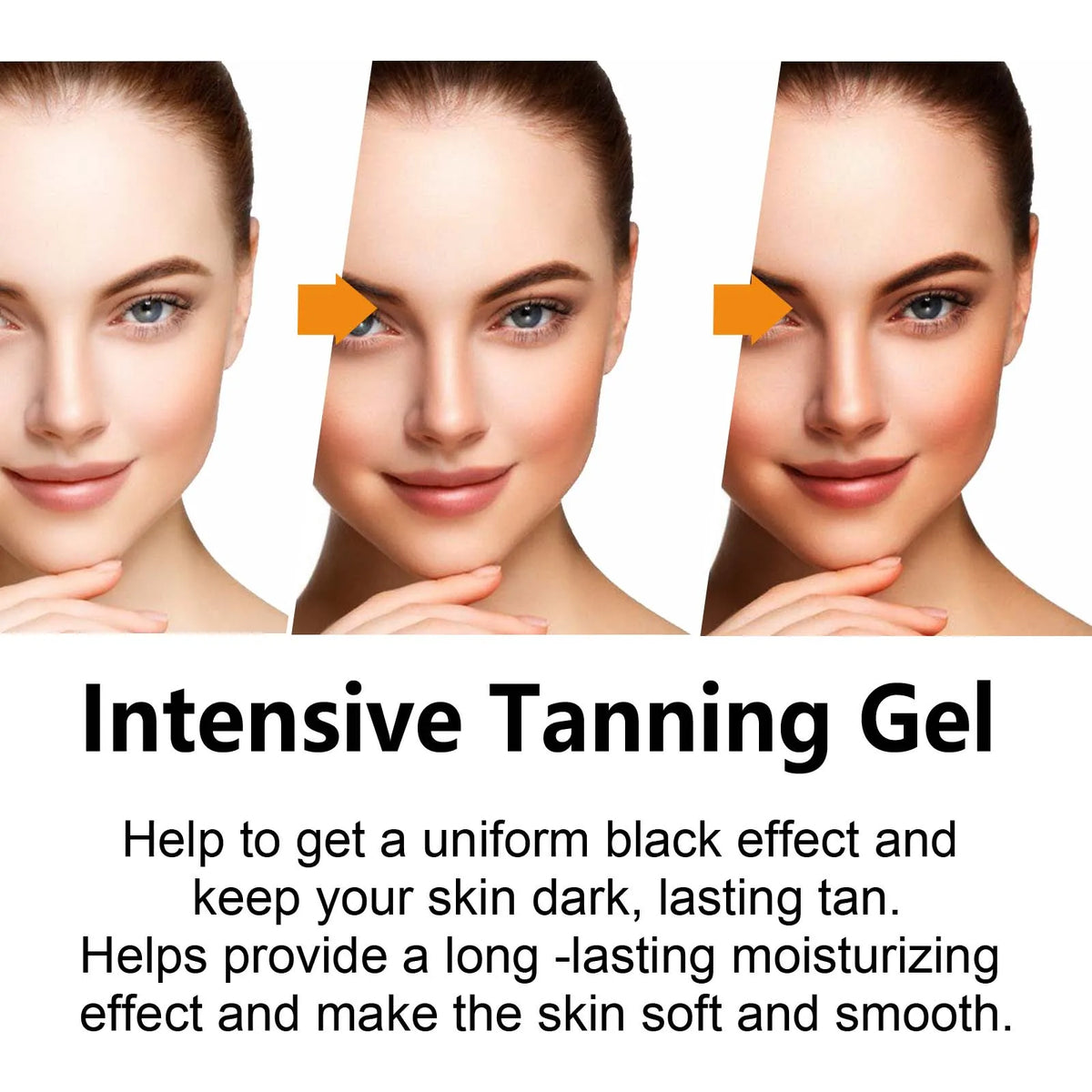 Intensive Tanning Gel for Natural Dark Skin
