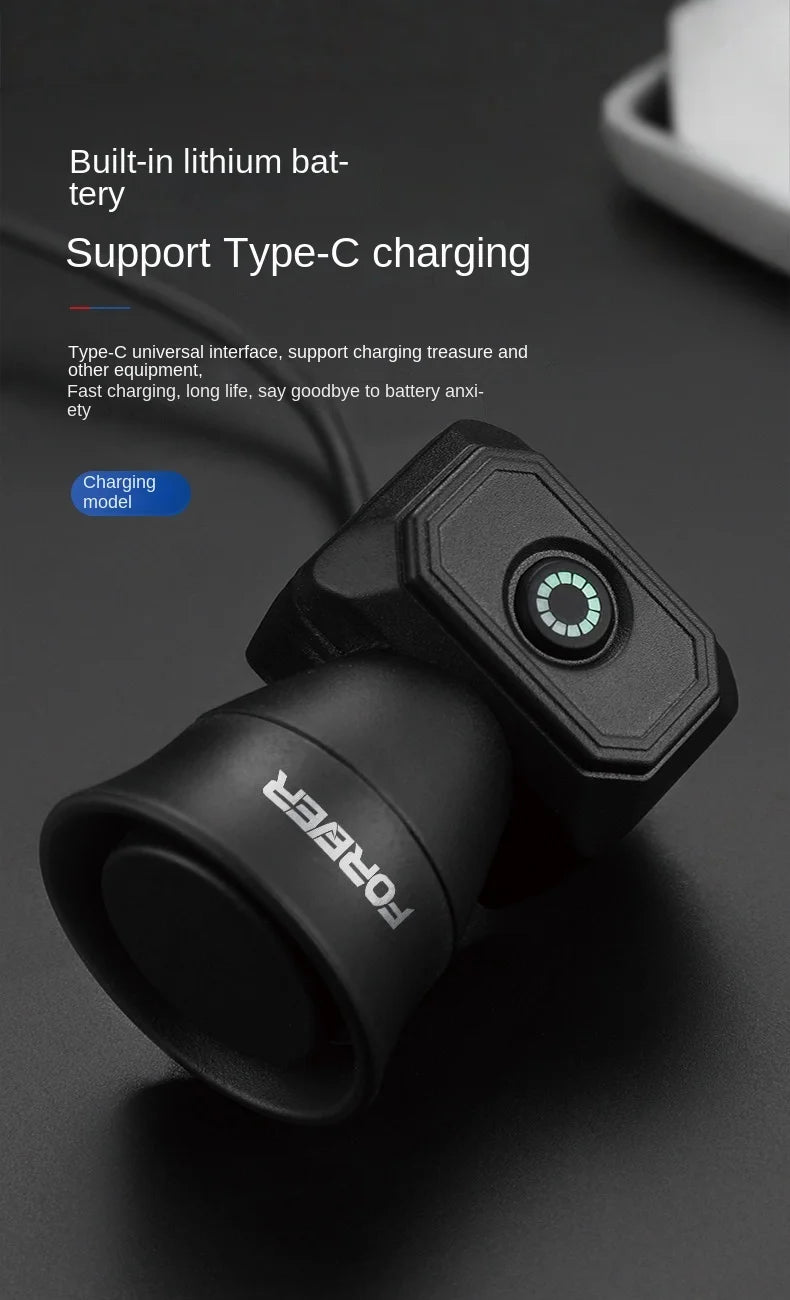 Waterproof Electronic Bicycle Horn with 5 Sound Modes