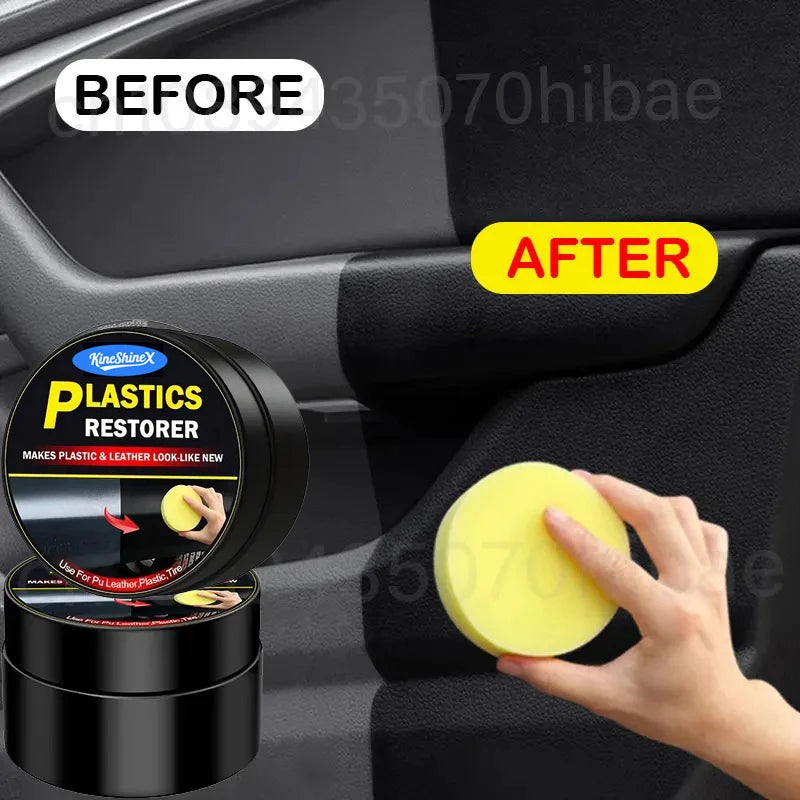 Car Plastic and Leather Trim Restorer Coating