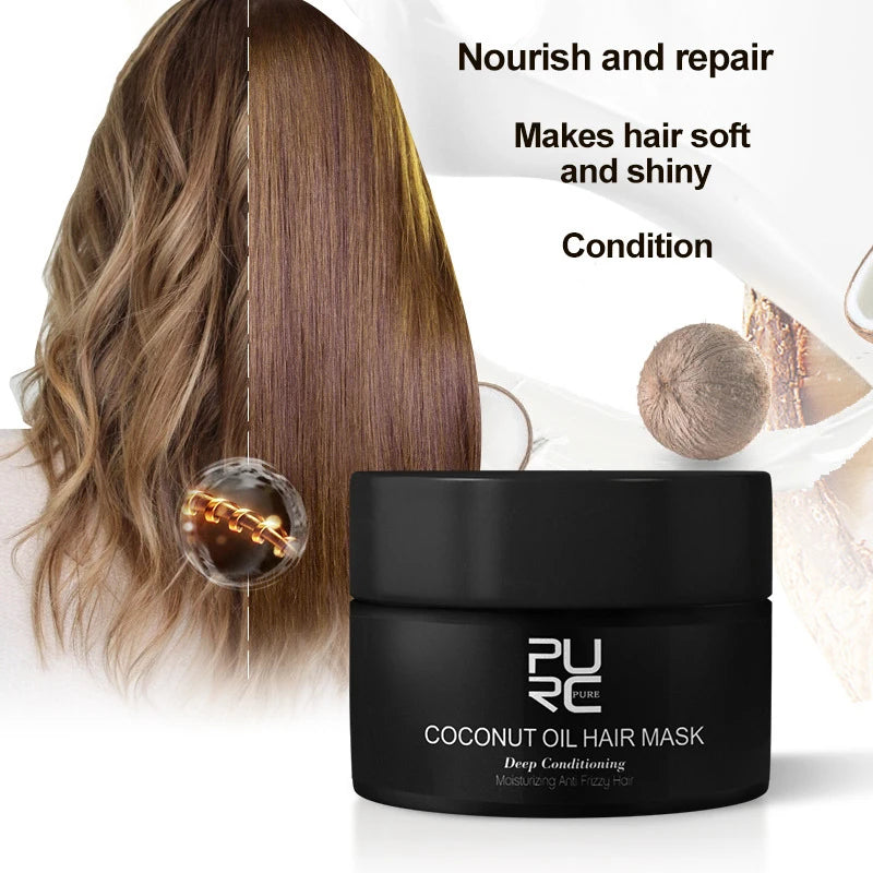 Deep Repair Keratin and Collagen Hair Mask for Smooth Shiny Hair