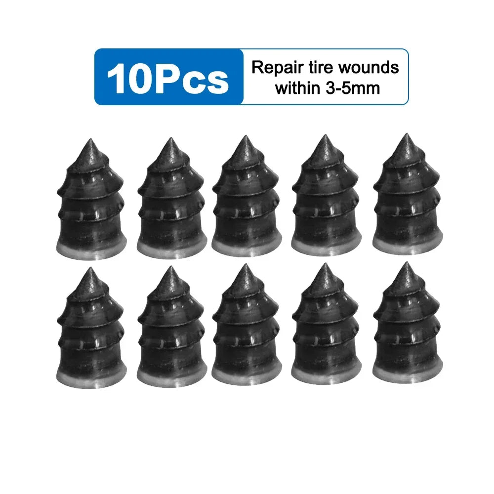 Emergency Tire Puncture Repair Rubber Screws - 21