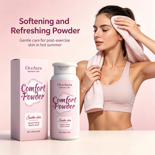All-Over Body Powder for Sweat Control and Skin Comfort
