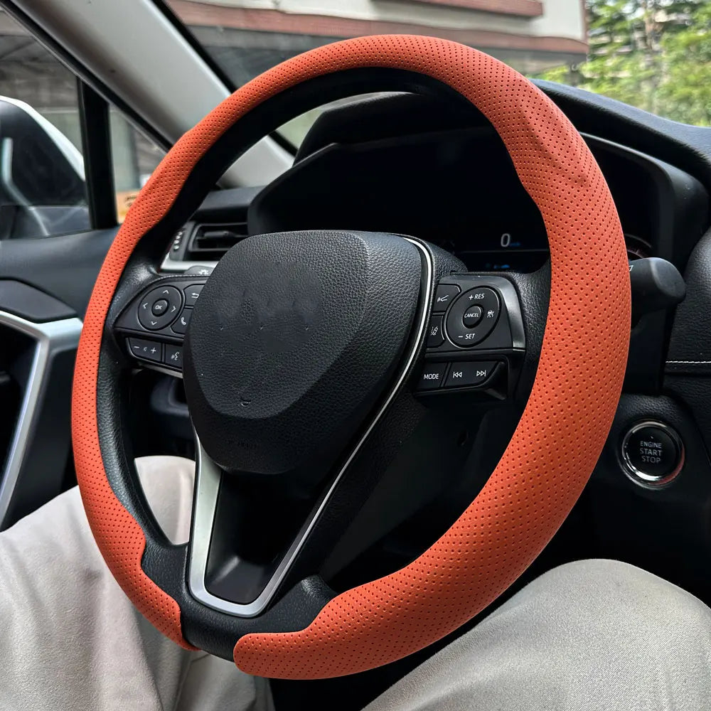 Universal Non-Slip Breathable Car Steering Wheel Cover - 10