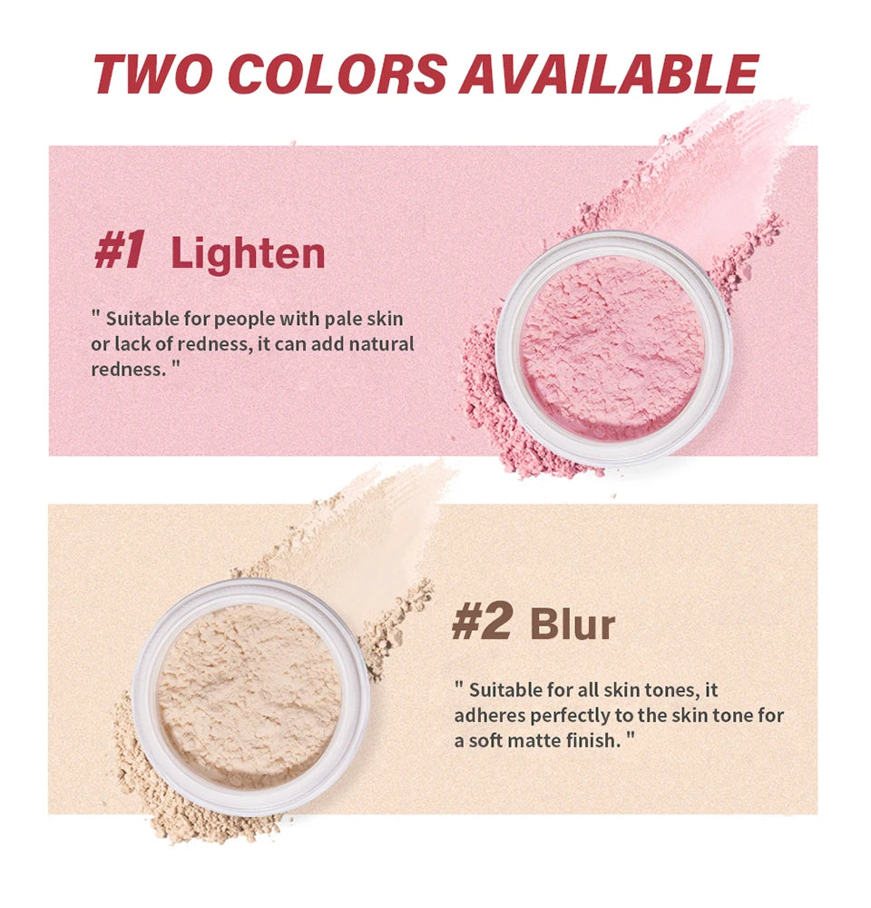 Matte Oil-Control Loose Setting Powder for Flawless Makeup