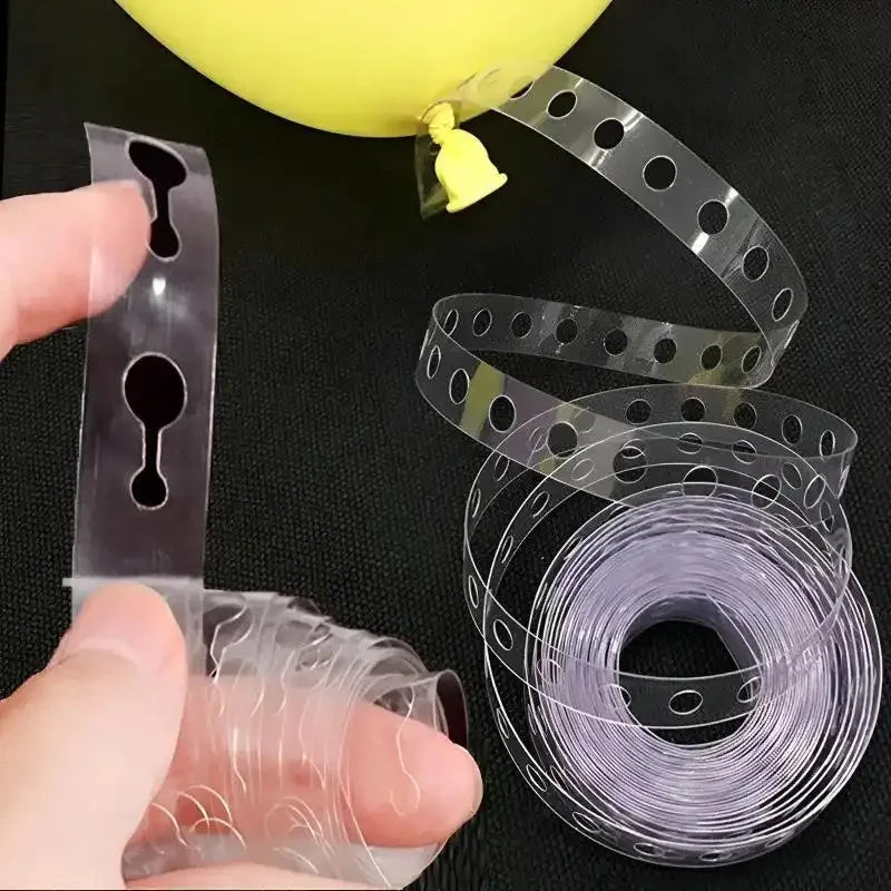 10m Balloon Arch Chain Double Hole Tape Strip for Party Decorations - 2