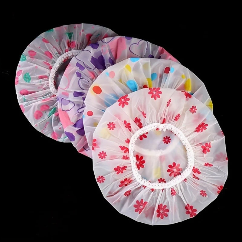 Adjustable Waterproof Shower Cap for Hair Protection