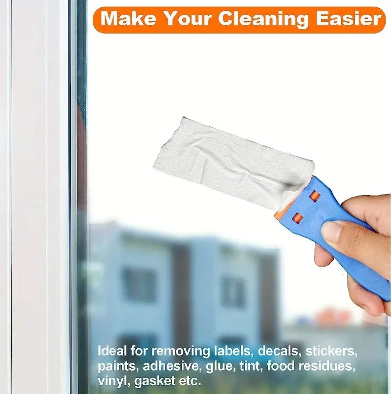 Heavy Duty Plastic Scraper Tool for Decal and Adhesive Removal