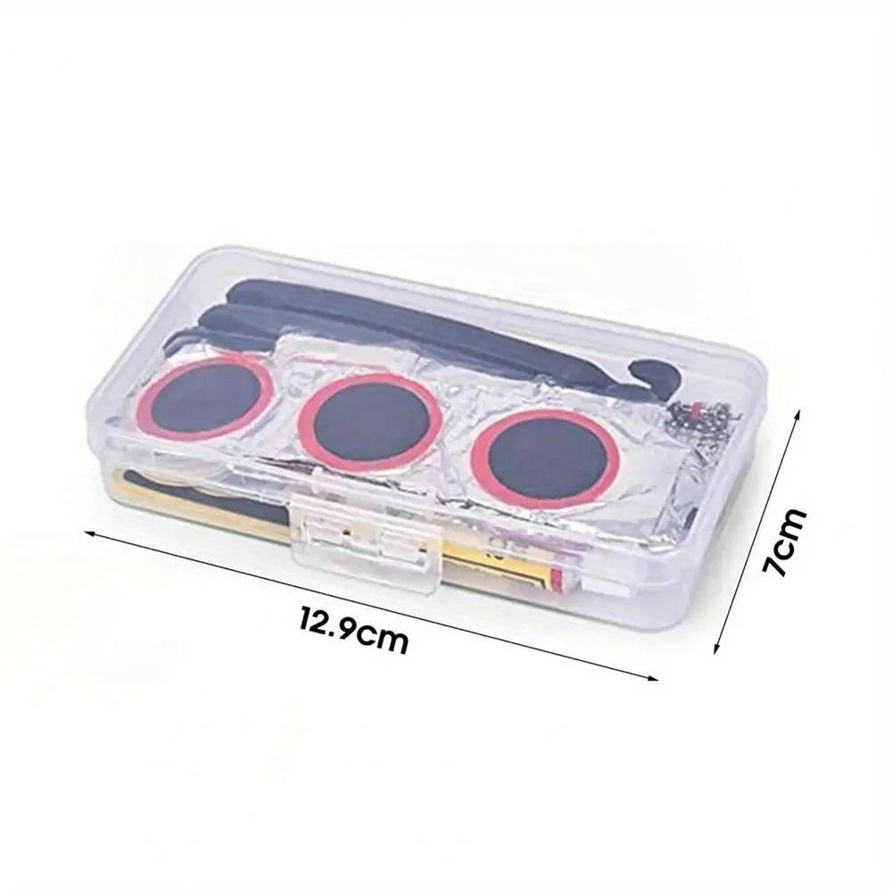 Emergency Bike Tire Repair Kit for Road and Mountain Bikes - 7