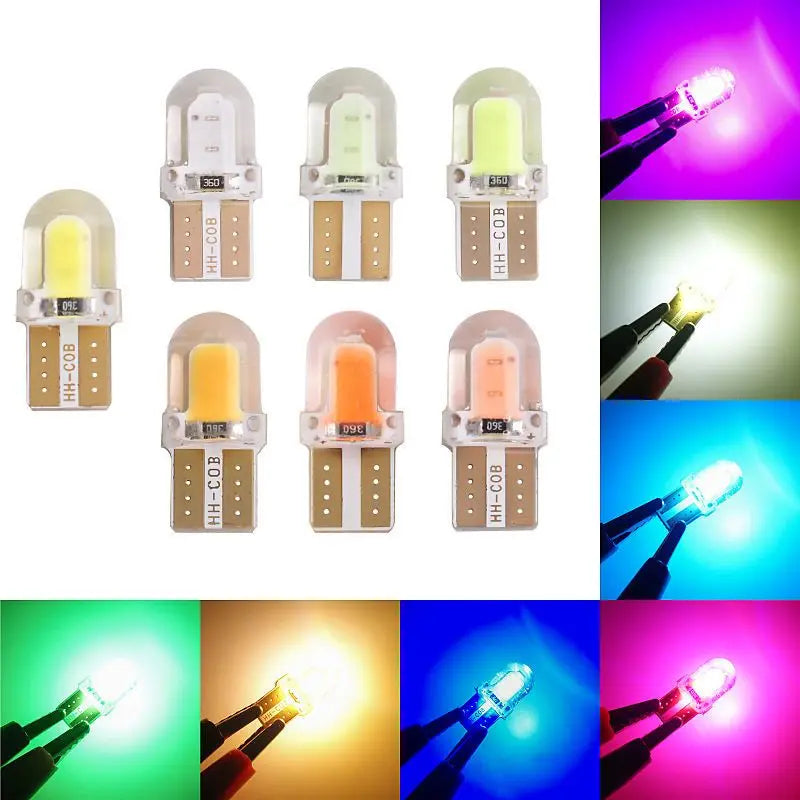 10PCS T10 W5W LED Interior Car Light Bulbs Canbus Parking Lamp Set - 1