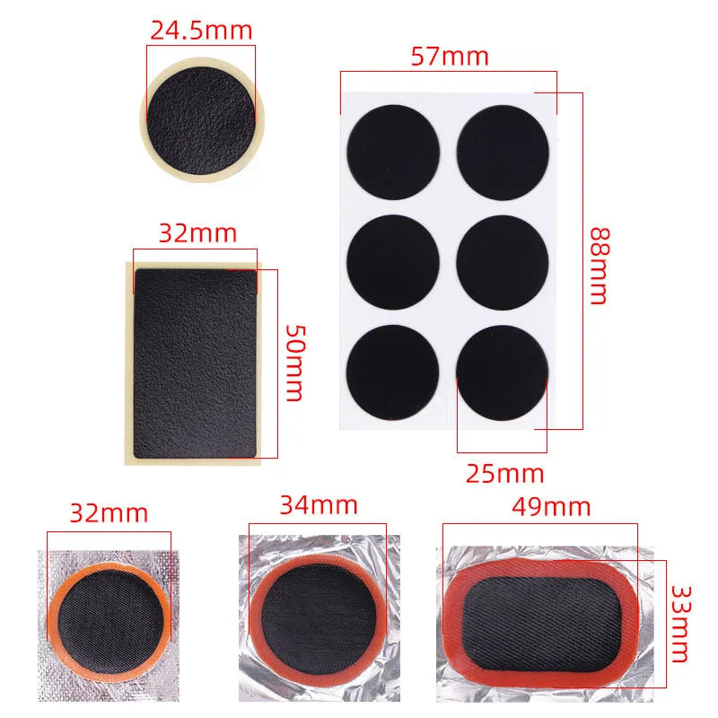 Portable Bike Tire Repair Kit for Road and Mountain Bikes