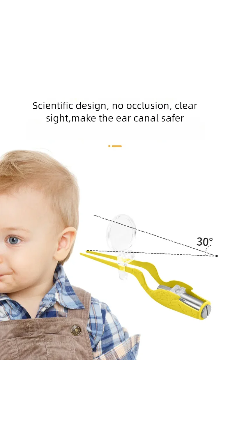 LED Illuminated Ear Wax Removal Kit with Tweezers