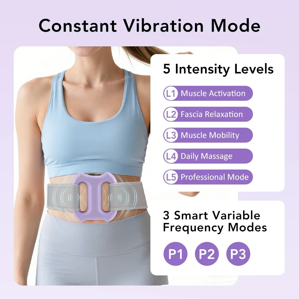 Electric Vibration Deep Tissue Massage Ring for Body Shaping