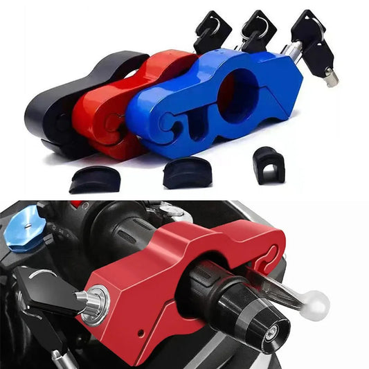 Motorcycle Handlebar Brake Lever Anti-Theft Security Lock