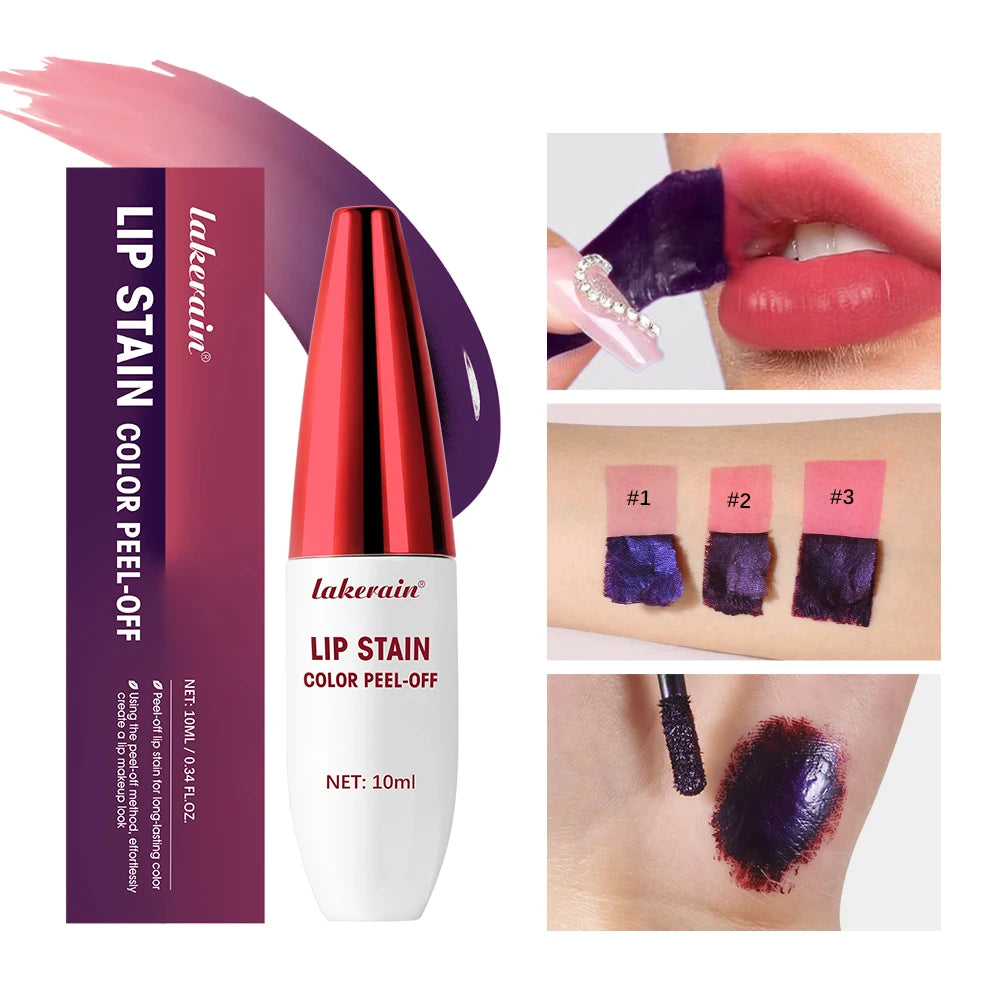 Waterproof Peel-Off Matte Lip Stain Tint