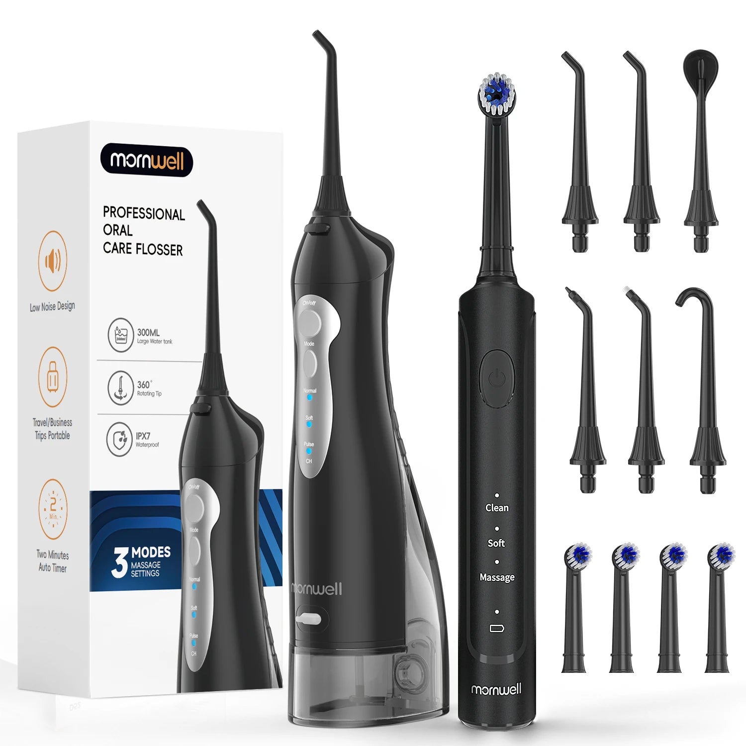 Electric Toothbrush and Oral Irrigator Combo for Teeth Cleaning - 21