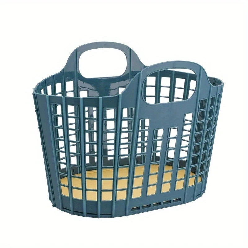 Foldable Portable Storage Basket for Laundry and Organizing - 11