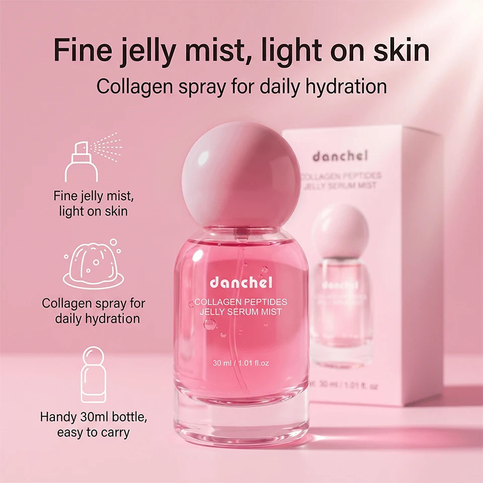 Collagen Peptides 2-in-1 Jelly Face Serum and Hydrating Mist - 10