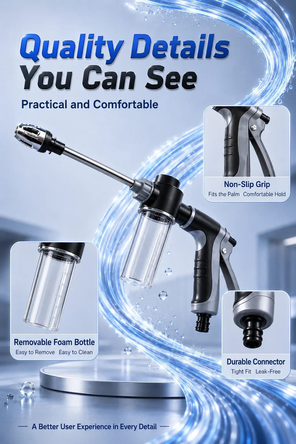 High-Pressure Foam Car Wash Sprayer Nozzle - 13