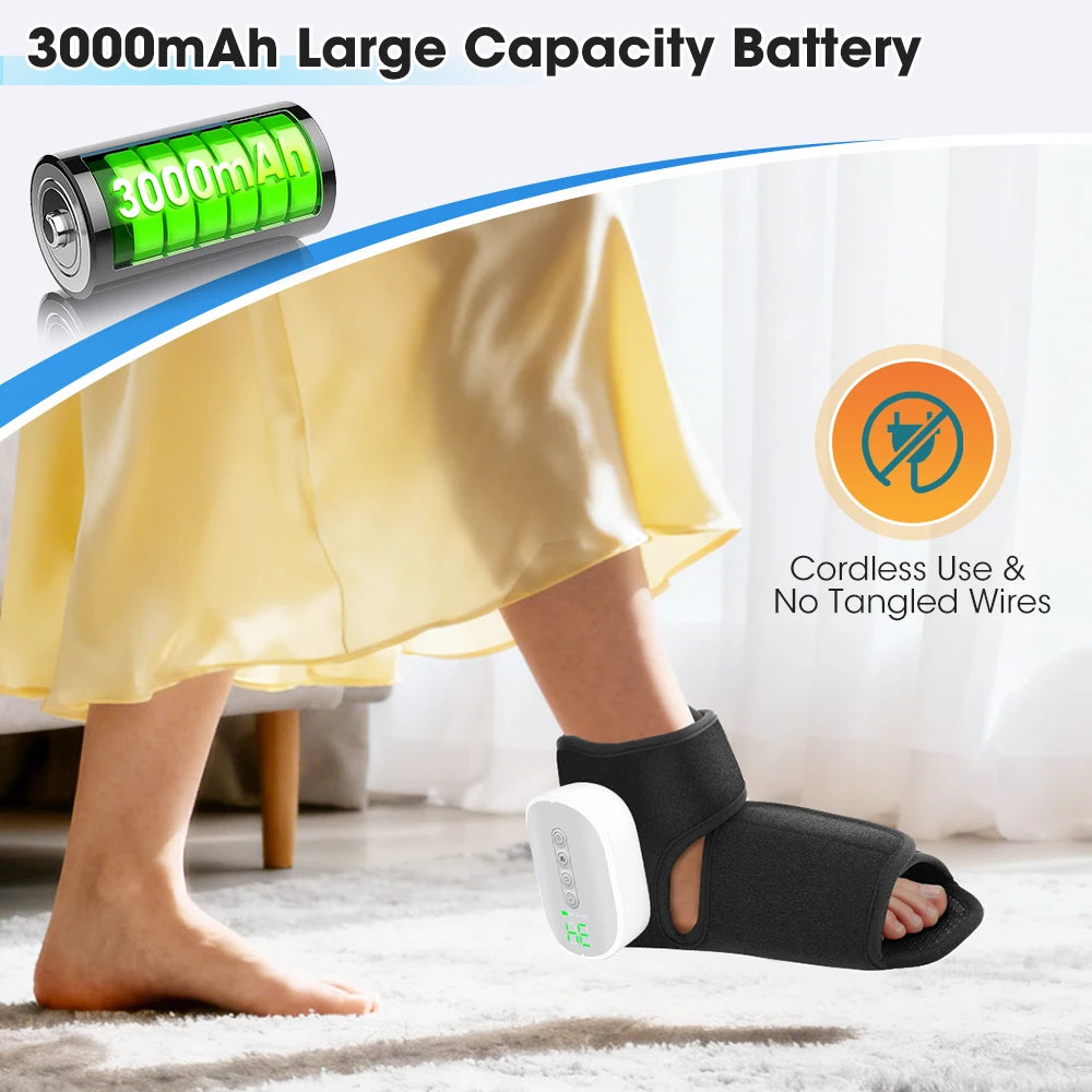 Wireless Heated Air Compression Foot and Ankle Massager - 12