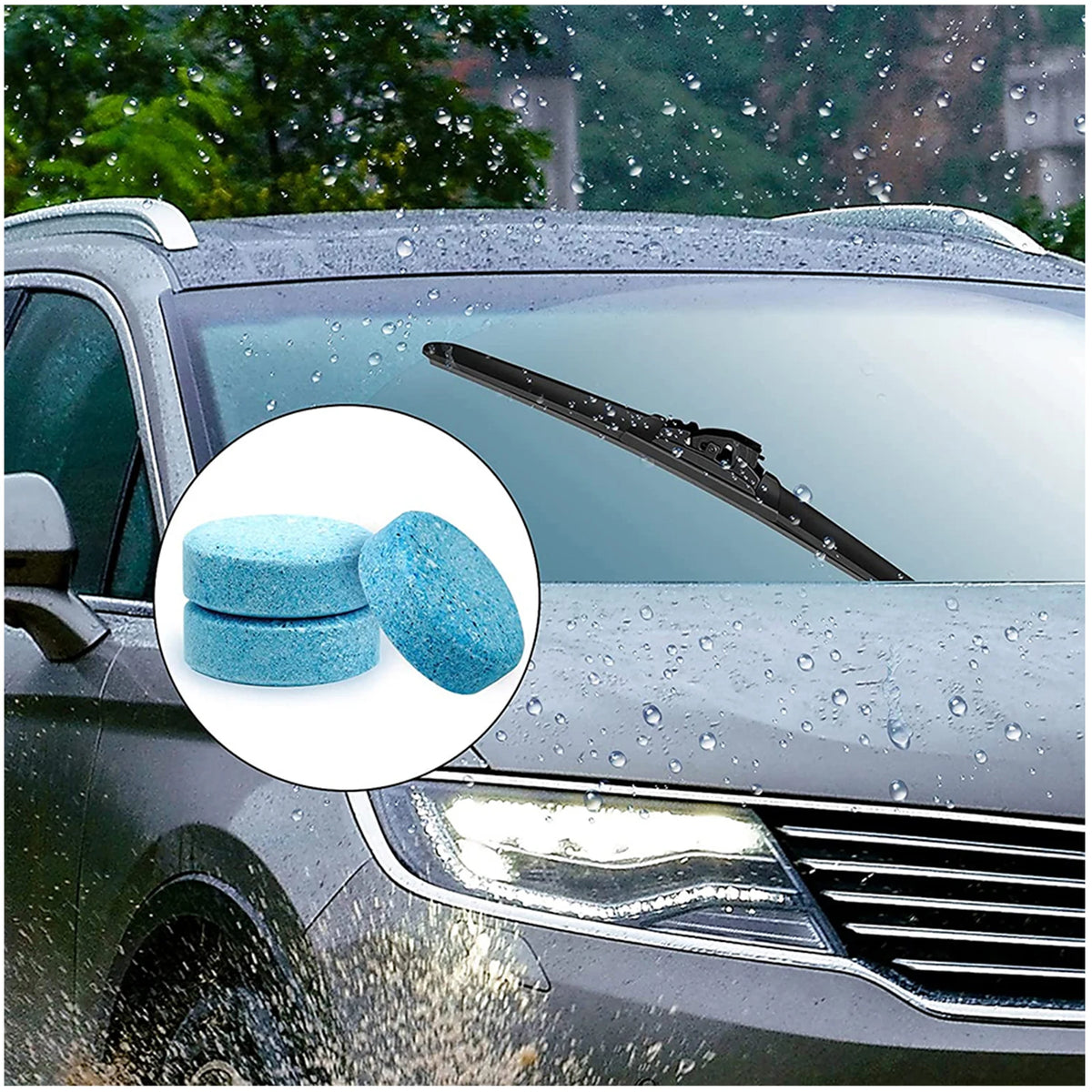 Concentrated Windshield Washer Cleaning Tablets