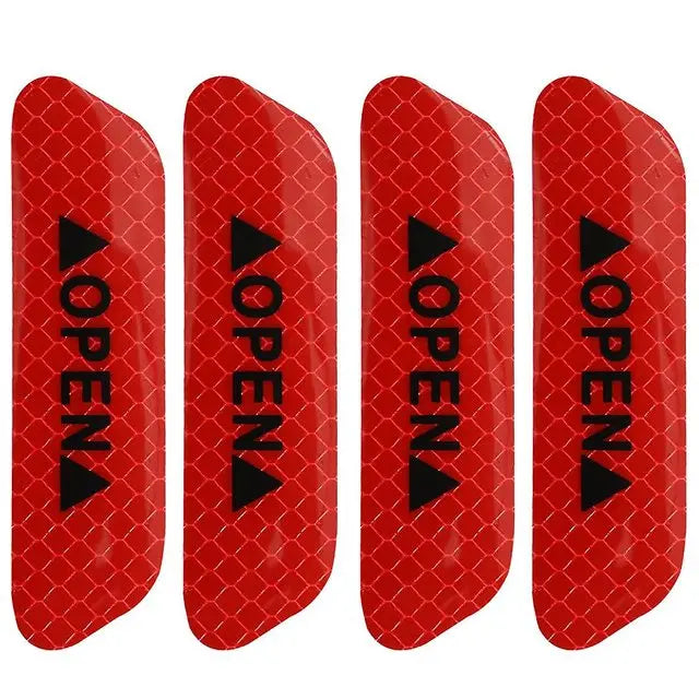 Reflective Car Door Open Warning Safety Stickers - 8