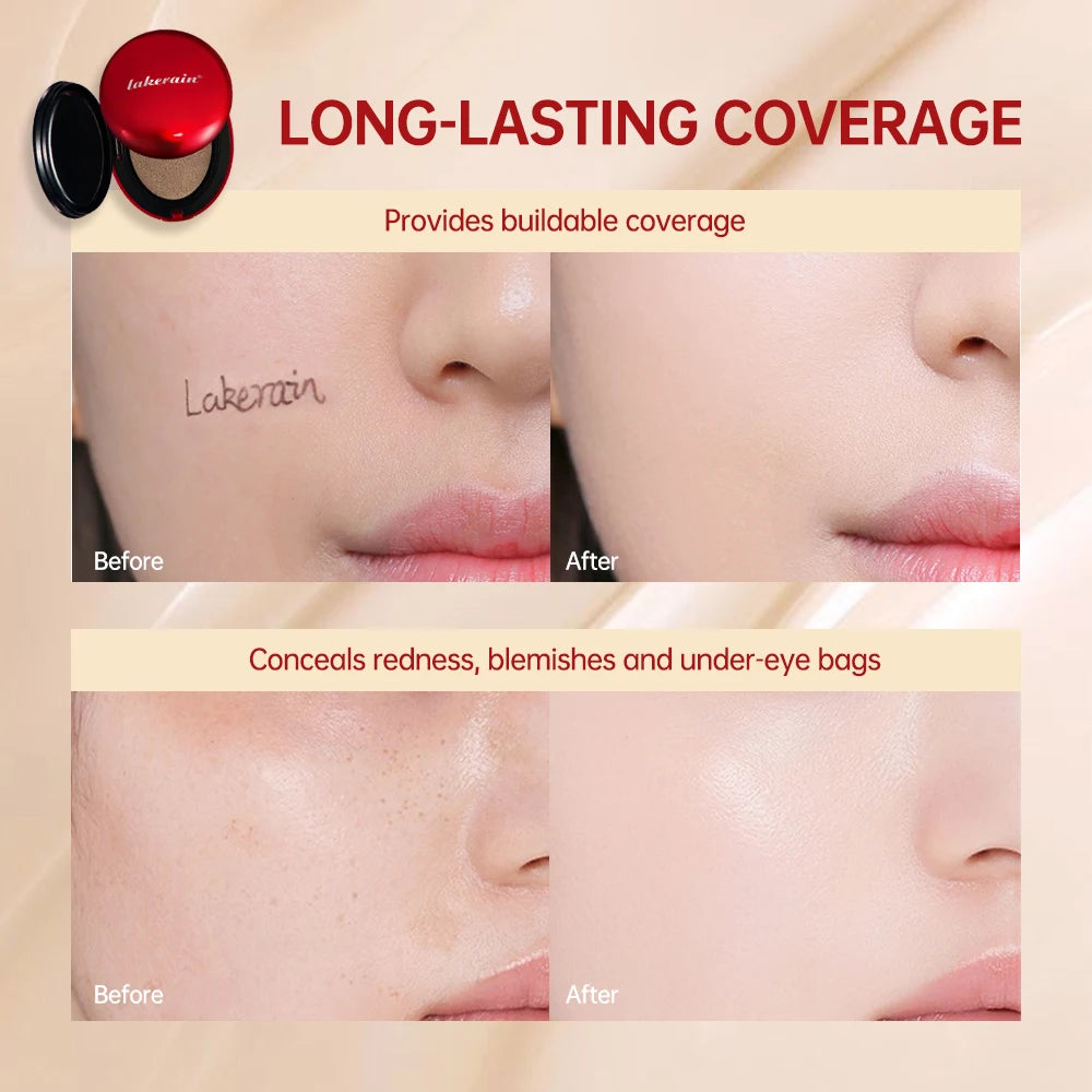 Long-Lasting Air Cushion Foundation with SPF and Matte Finish
