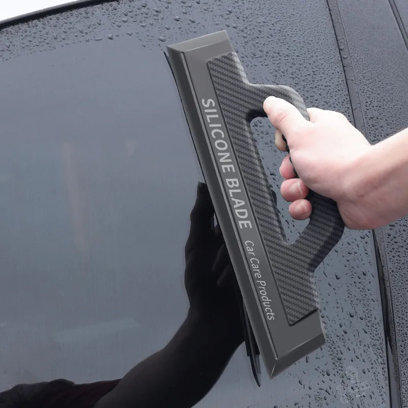 Non-Scratch Silicone Car Window Water Drying Squeegee