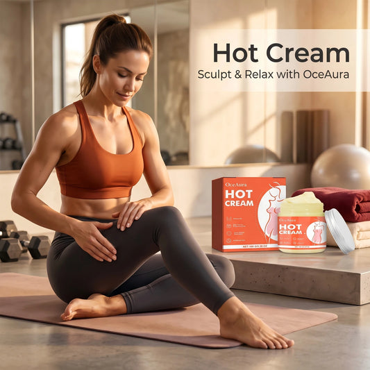 Anti-Cellulite Hot Massage Cream for Body Slimming and Shaping