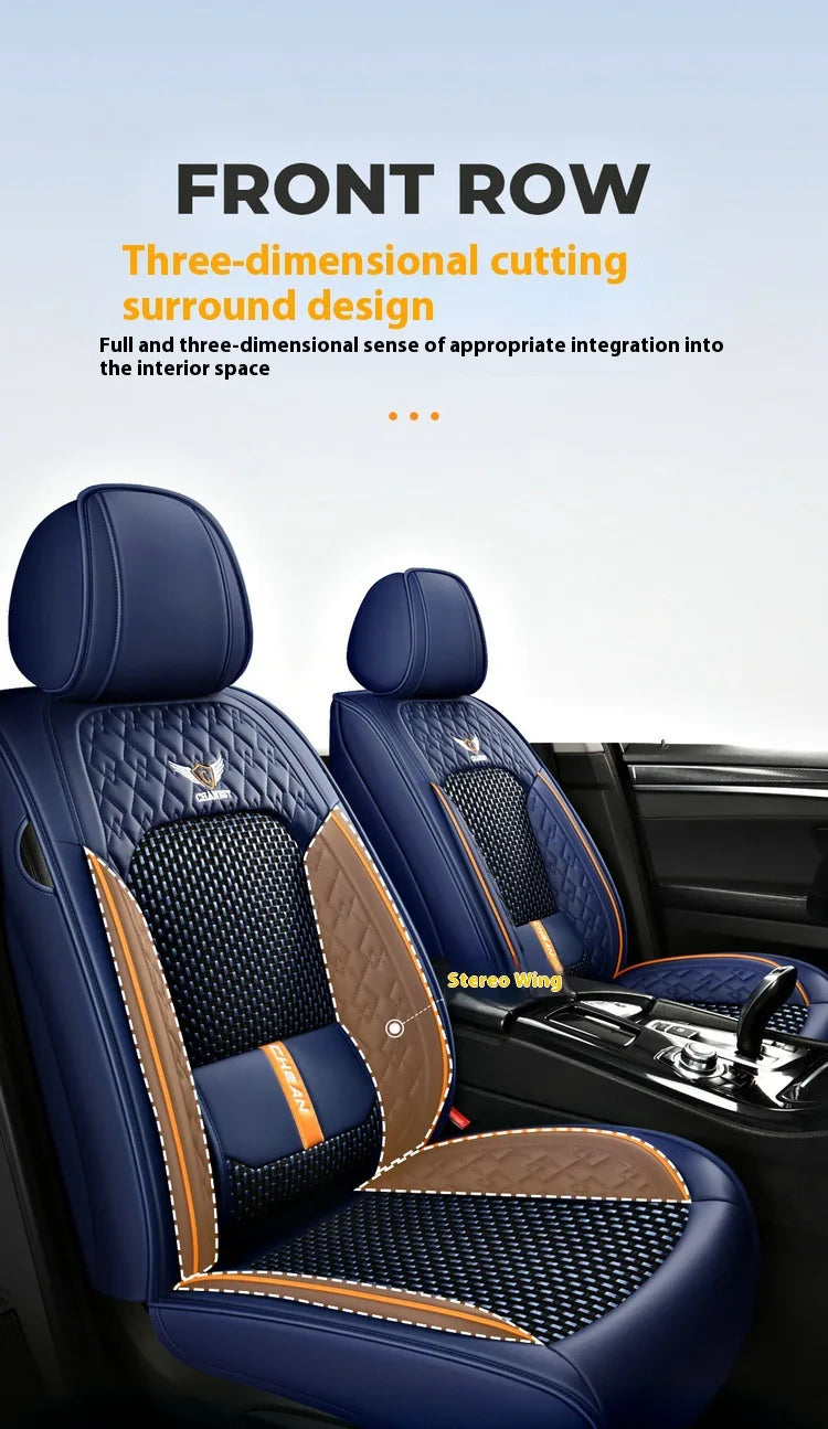 Universal Breathable Flax Car Seat Cover for All Seasons