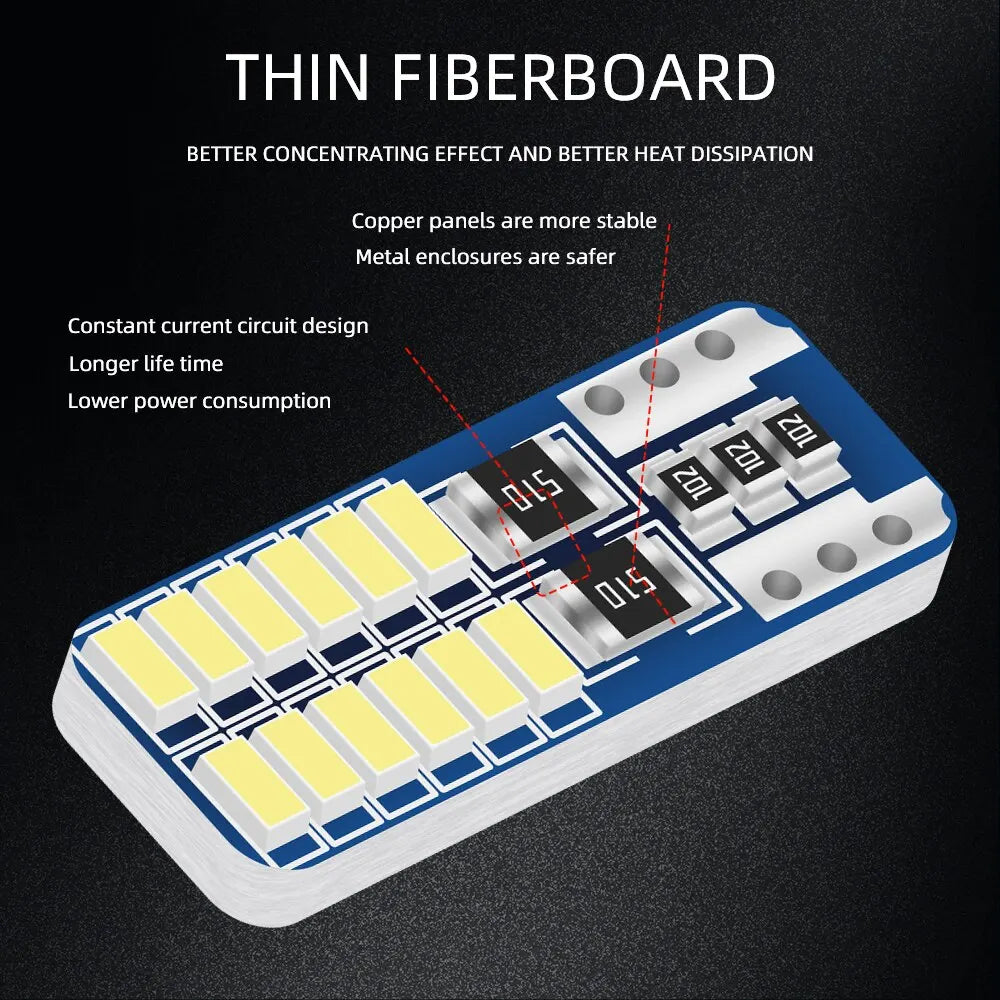 T10 W5W LED Canbus Interior Light Bulbs