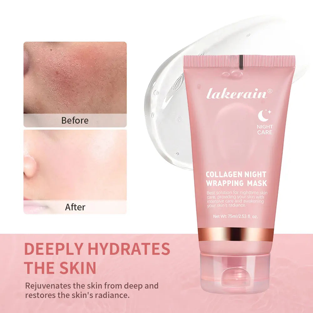 Collagen Night Wrapping Peel-Off Face Mask for Skin Firming
