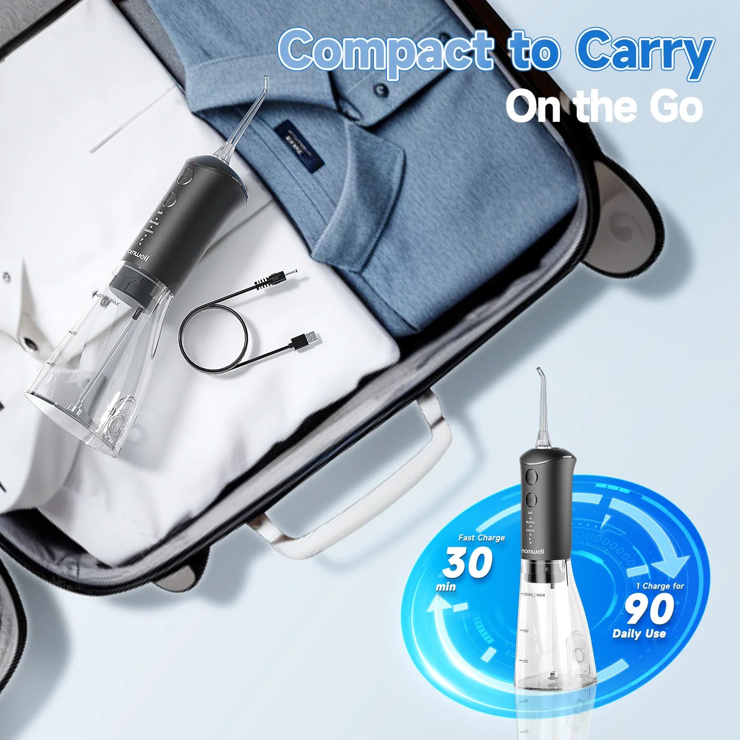 Electric Nasal Irrigation and Water Flosser Combo Kit - 13