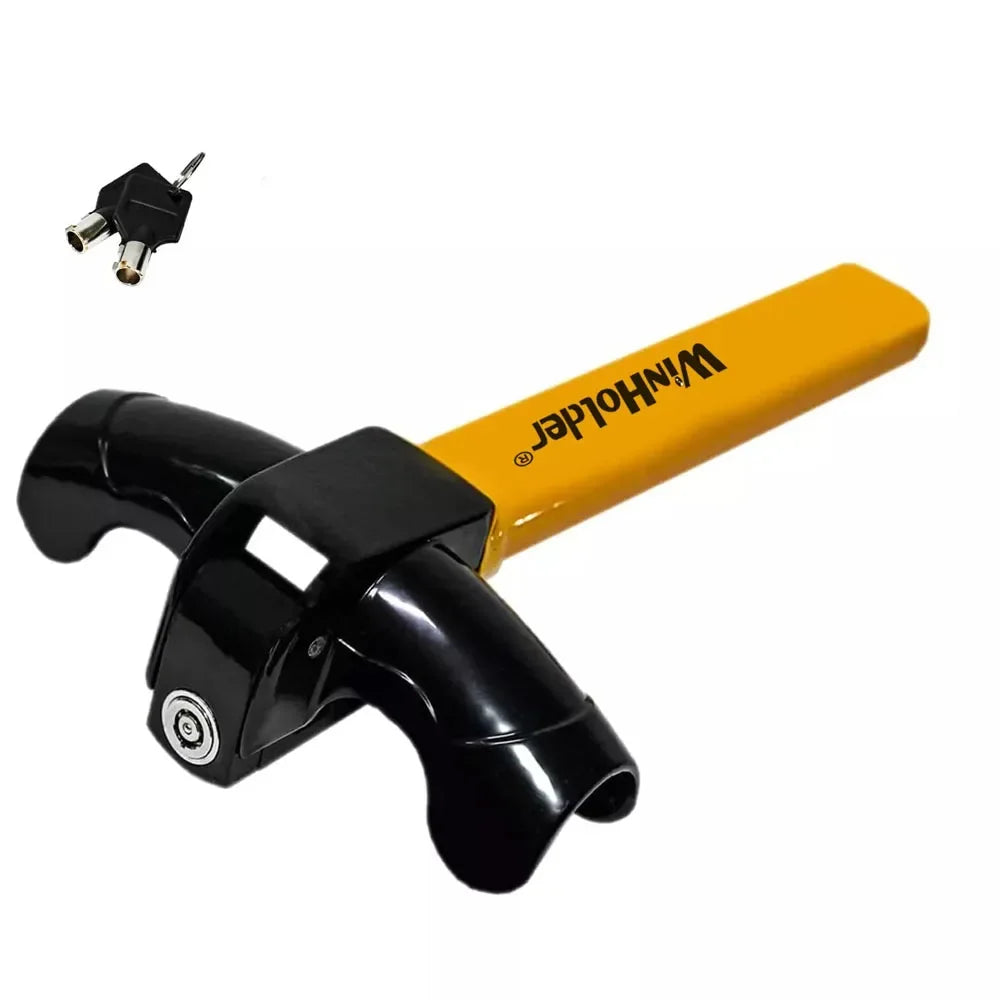 Heavy-Duty Universal Steering Wheel Lock Anti-Theft Device