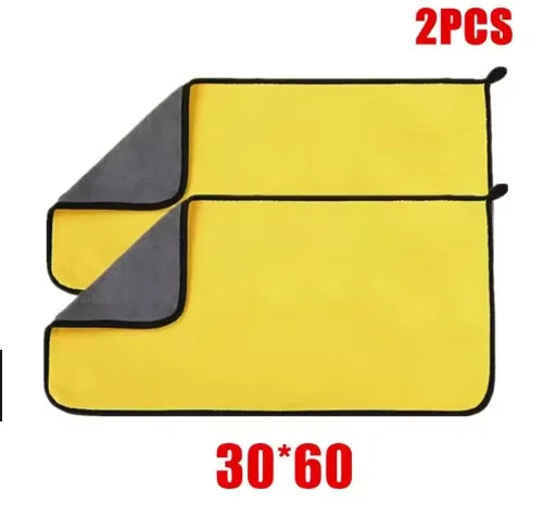 Thick Microfiber Car Cleaning Towel Ultra Soft Detailing Drying Cloth - 12
