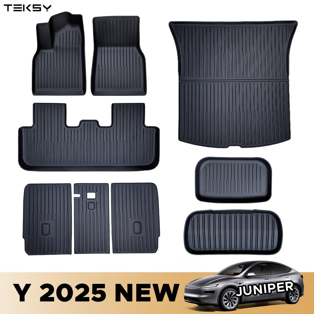 All-Weather Floor Mat and Cargo Liner Set for 2025 Model Y