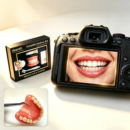 Comfort Fit Silicone Denture Set for Daily Smile Enhancement