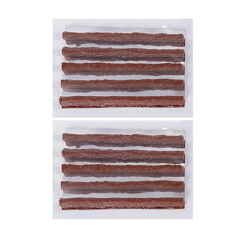 Tubeless Tire Puncture Repair Rubber Strips - 6