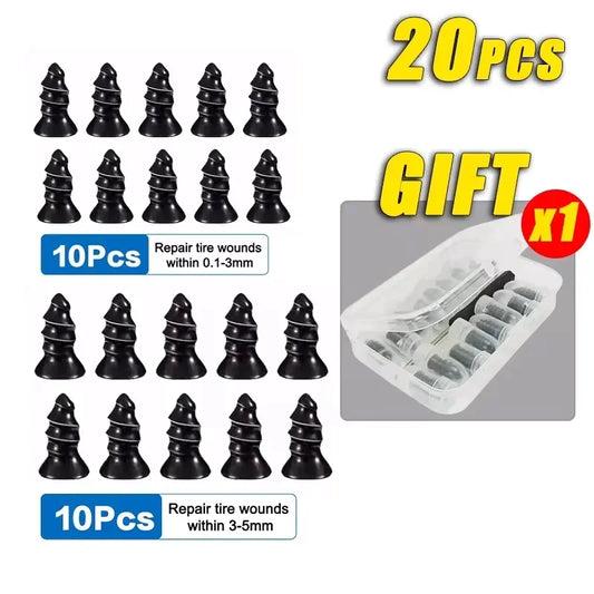 Universal Tubeless Tire Repair Nails Puncture Seal Kit for Car and Bike