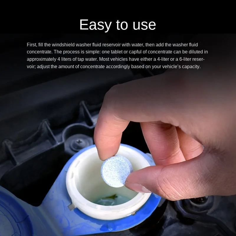 Concentrated Windshield Washer Fluid Effervescent Tablets - 4