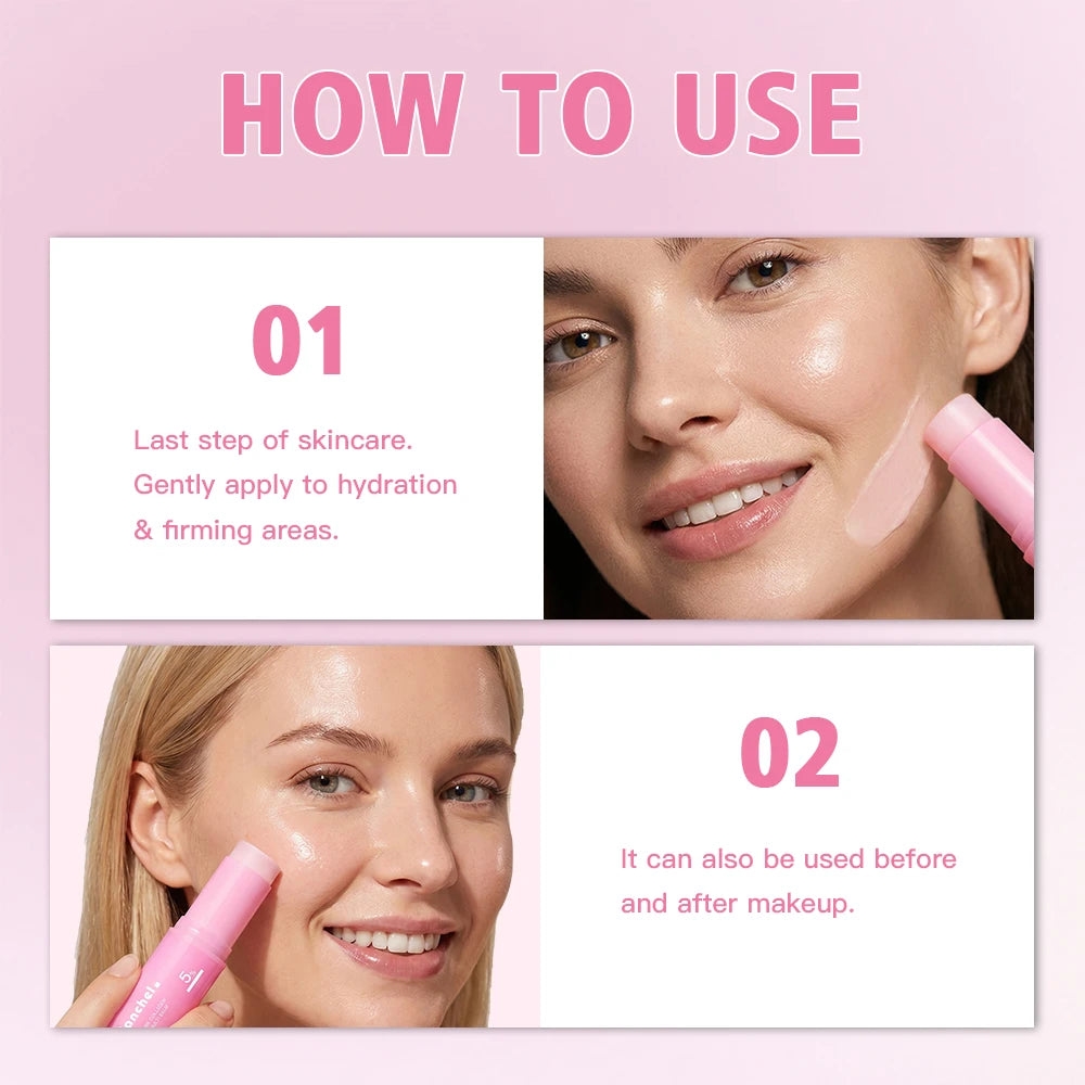 PDRN Pink Collagen Multi-Balm for Face Deep Hydration Stick