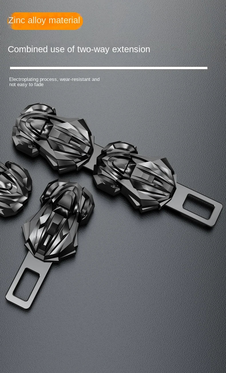 Universal Car Seat Belt Extension Buckle - 12