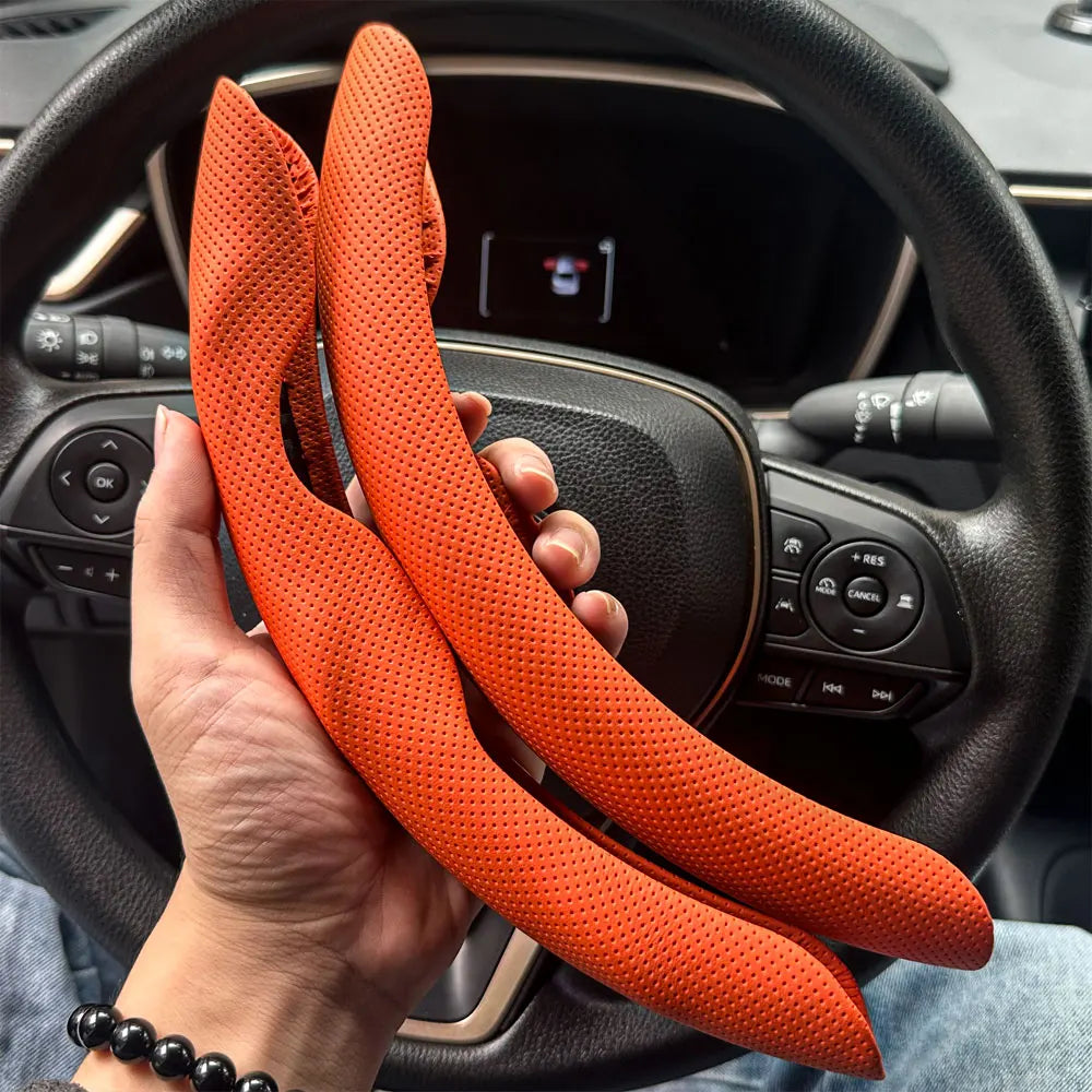 Anti-Slip Steering Wheel Booster Cover for Enhanced Grip - 3