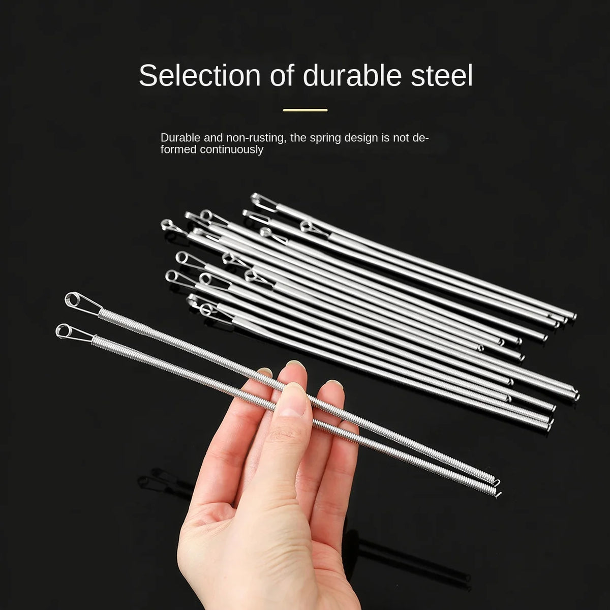Flexible Spring Drawstring Threader for Clothing and Sewing