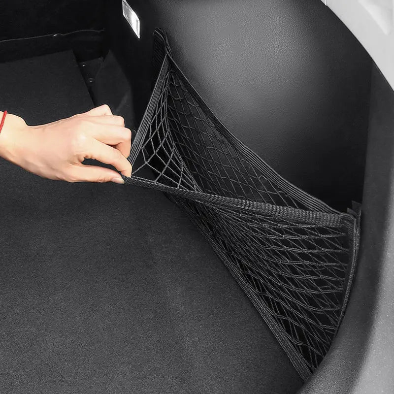 Universal Car Trunk Organizer Net Elastic Mesh Storage Bag - 4