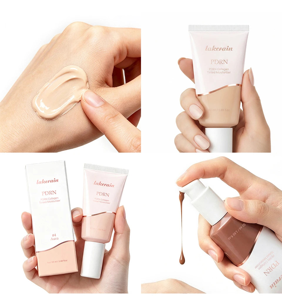 PDRN Collagen Tinted Moisturizer for Radiant Skin Glow - 18