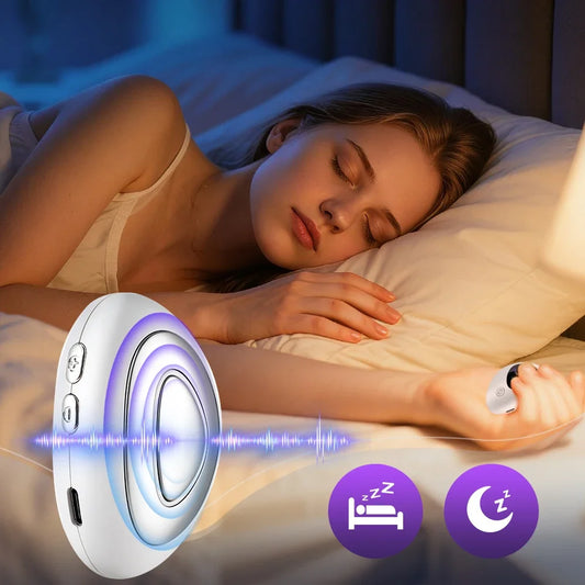 Microcurrent Handheld Sleep Aid Device for Stress and Anxiety Relief
